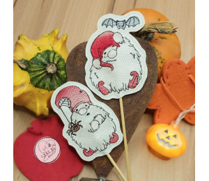 Stickserie ITH - Halloween Gnomes Stecker